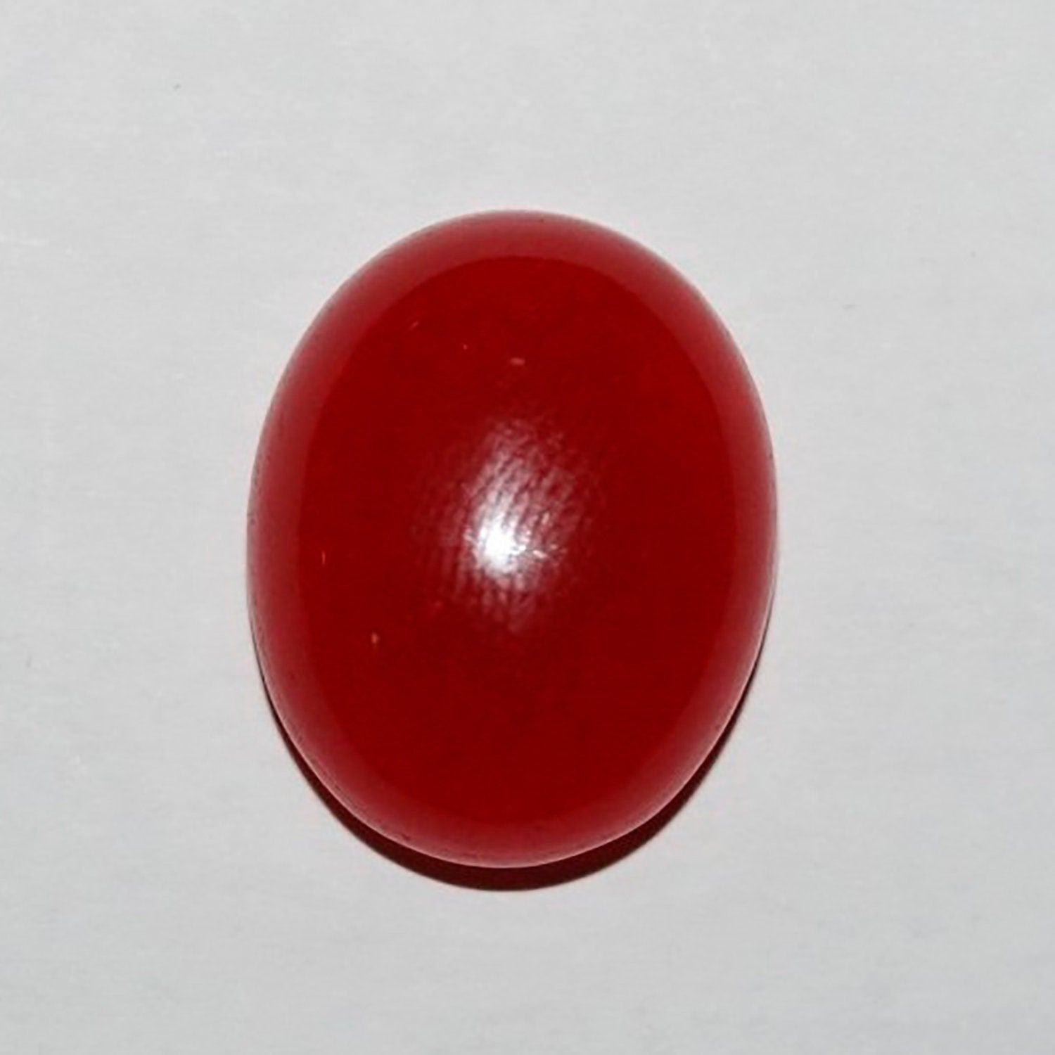 10Pcs Lot  Dyed Red Jade Oval Cabochon ( 10 Pcs )22x18mm