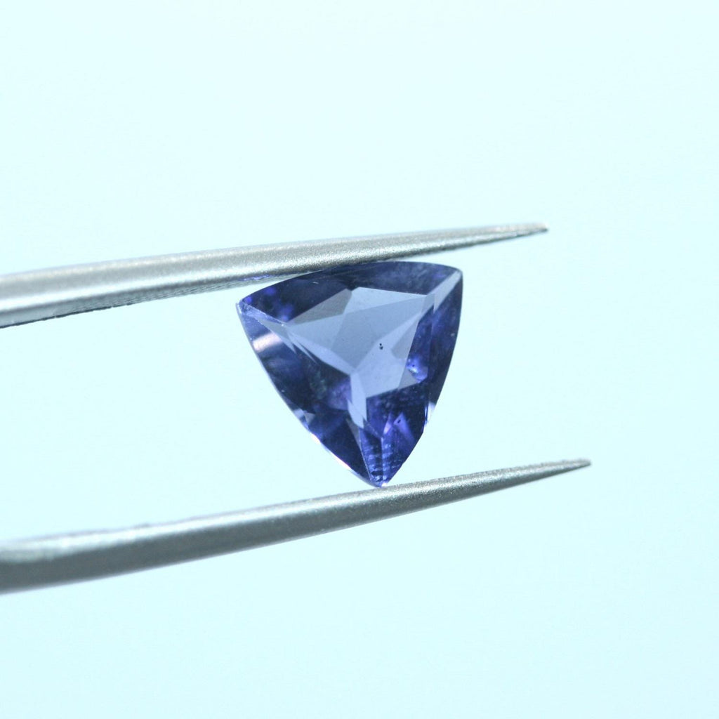 Lote Iolita Facetada Trillion 9mm. (2 Ud.)