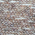 13" St FreshWater  Multicolor Oval Pearl Beads 4-4.5mm -Strand 35cm- Item.14770 -Natural Pearls wholesale Prices