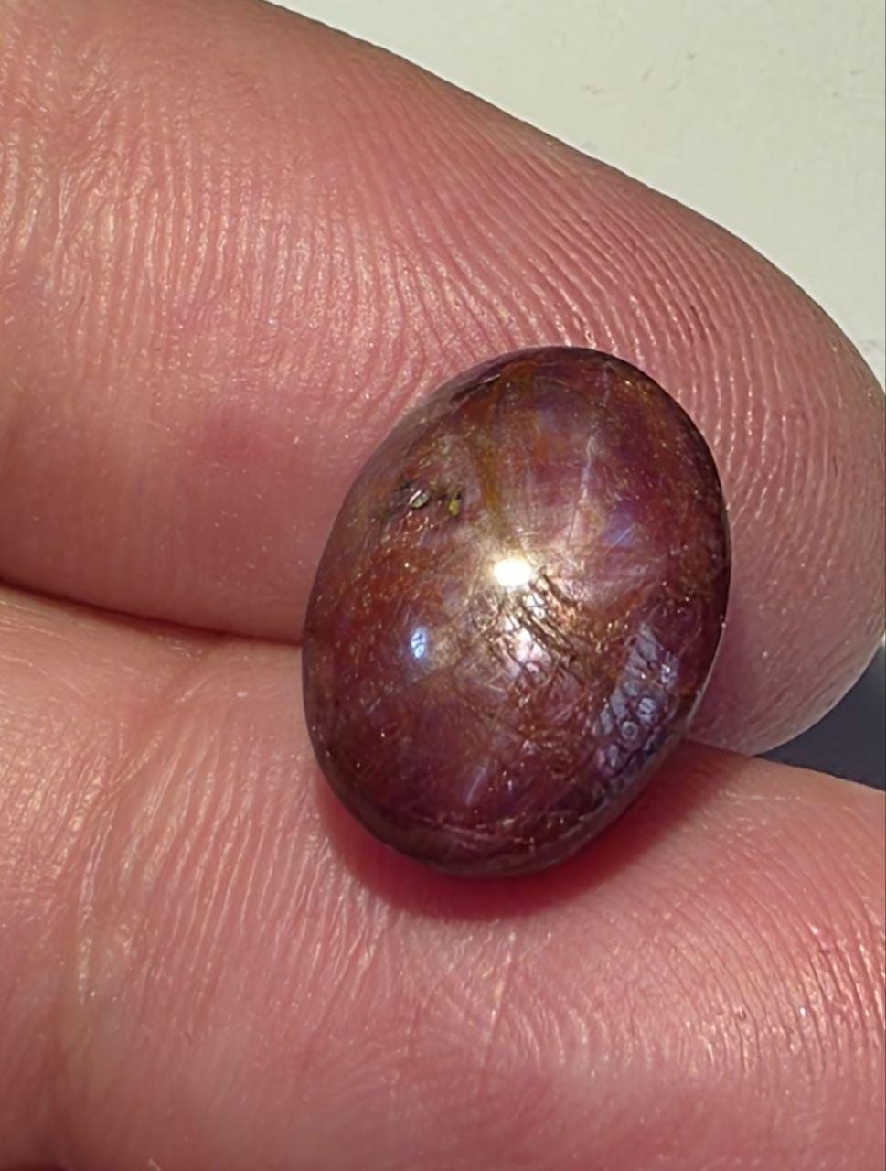 Untreated Ruby Cabochon 14x10.5mm. (10.34ct.) - Natural Gemstone - Gems For Jewelry