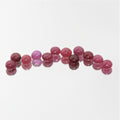 Ruby Smooth Round Cabochons Lot 3mm.- 12 Pieces