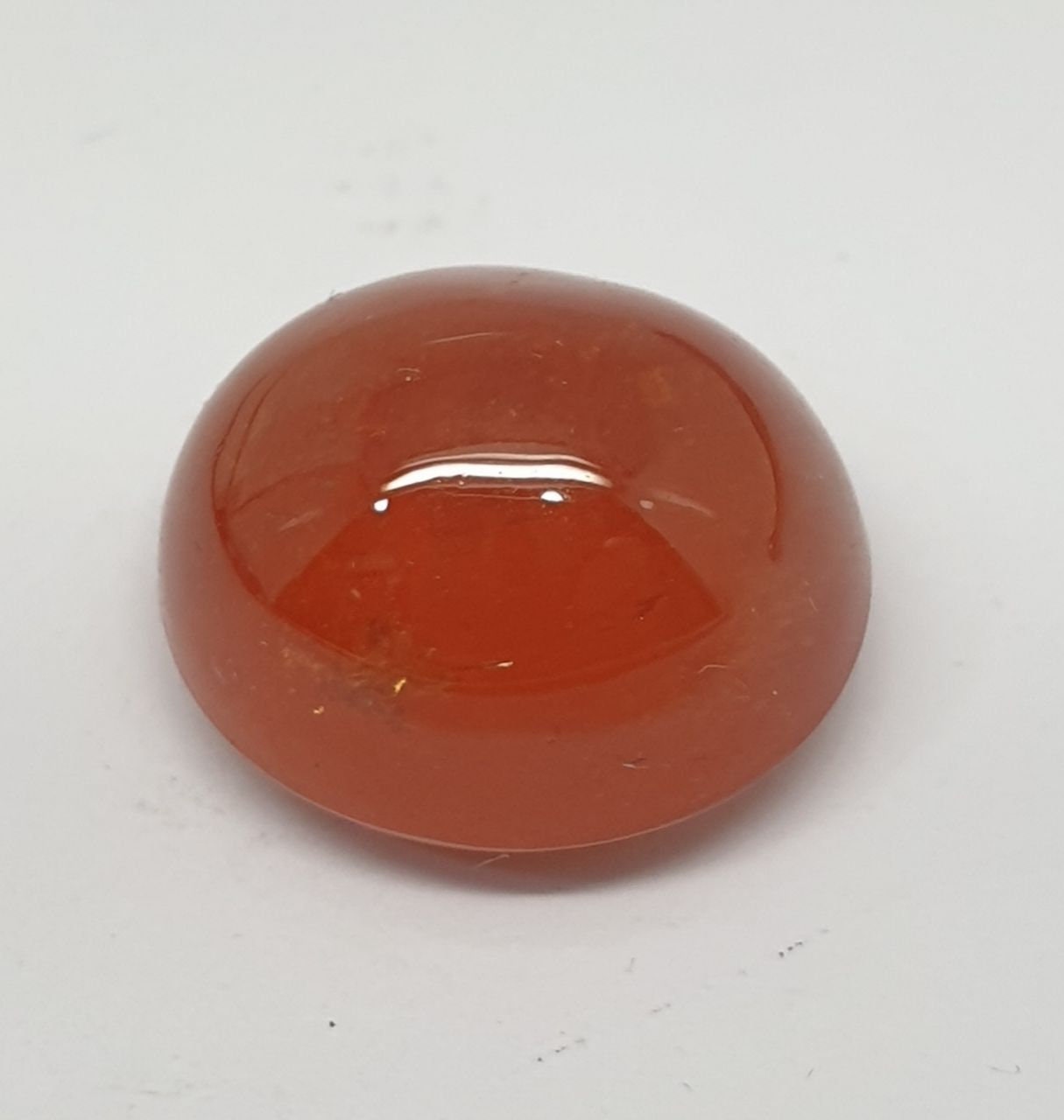 Spessartine Garnet Oval Cabochon 13.5x12.2mm (14.76ct.)- Natural Orange Garnet Color