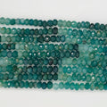 13" St Grandidierite Faceted Rondelle Beads 5x3mm.-Strand 34cm