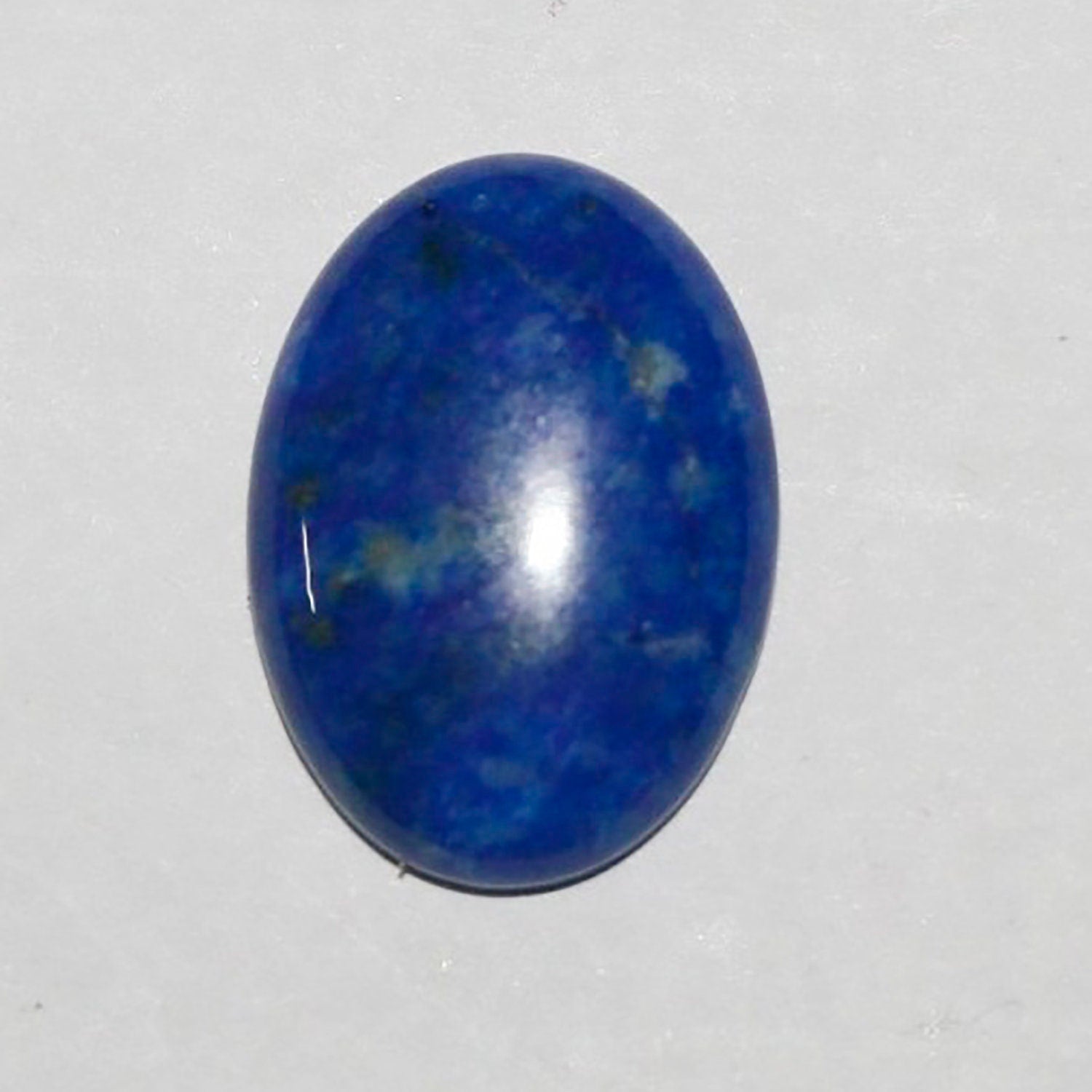 Lote de 4 cabujones ovalados de lapislázuli de 18 x 13 mm (4 unidades)