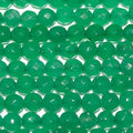 14" St Green Aventurine Faceted Round Beads 6mm.-Strand 38cm