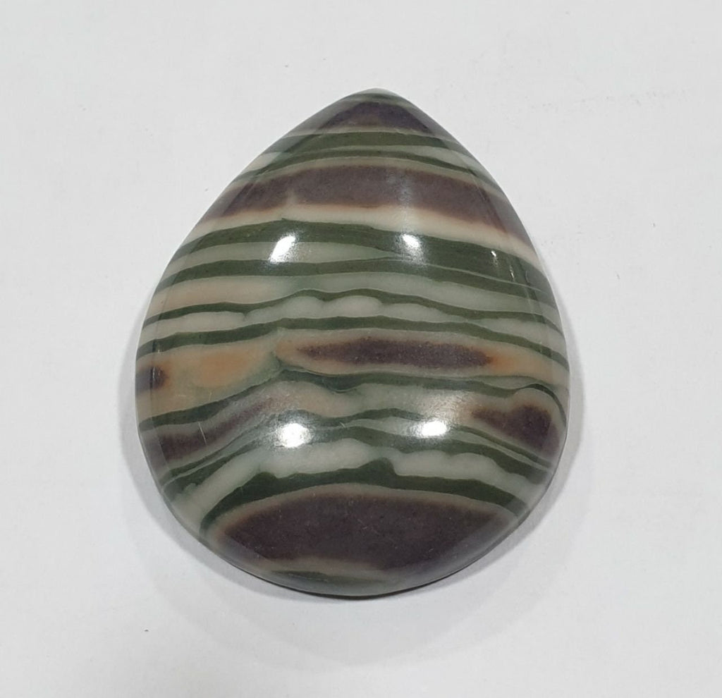 Big Natural Unique Rainbow Calcite Drop Cabochon 95ct  41x31mm 11mm t- Natural Gems- Rare Gems