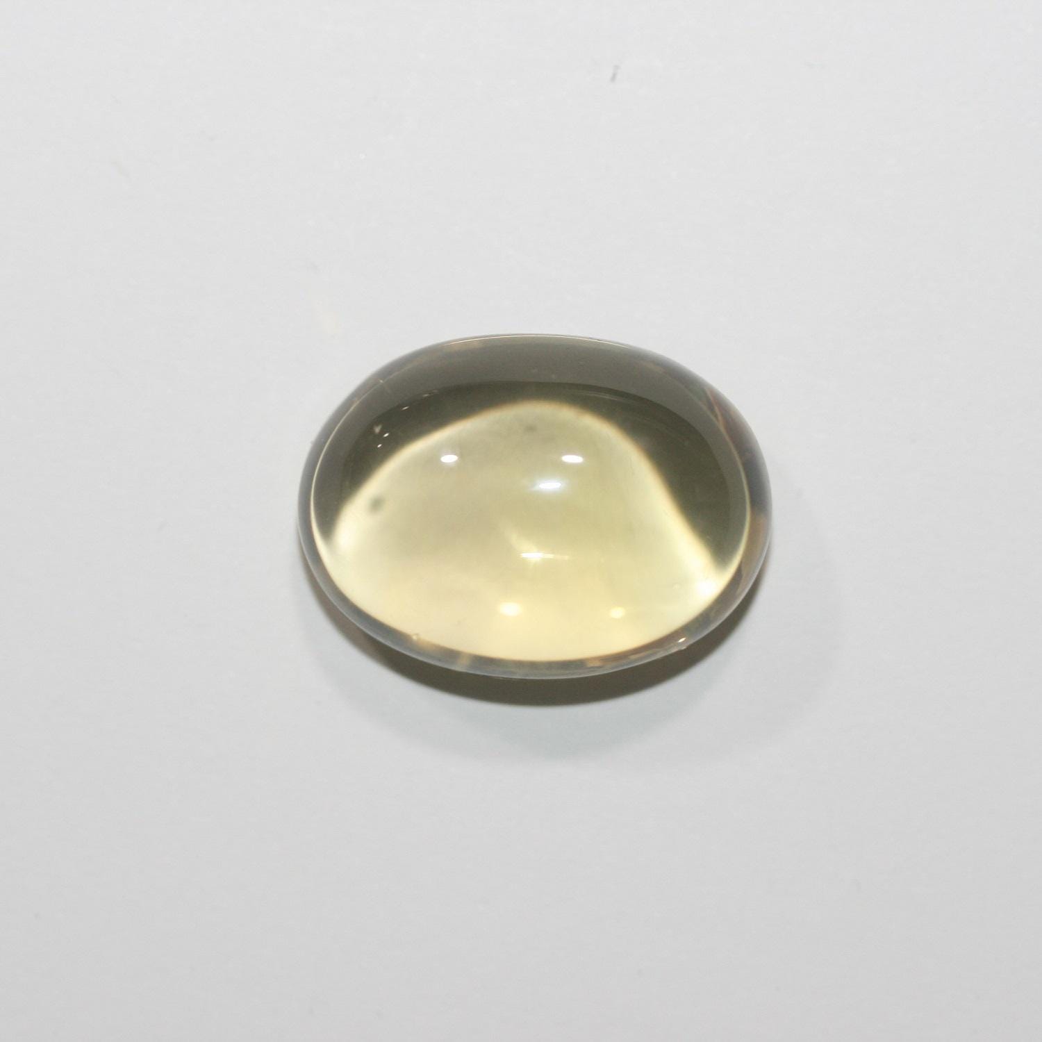 Lemon Quartz Oval Cabochon 24.4x18mm 38.82ct
