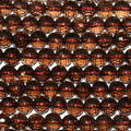 Perles rondes à facettes en quartz fumé St de 15 pouces (10 mm) - Fil de 39 cm