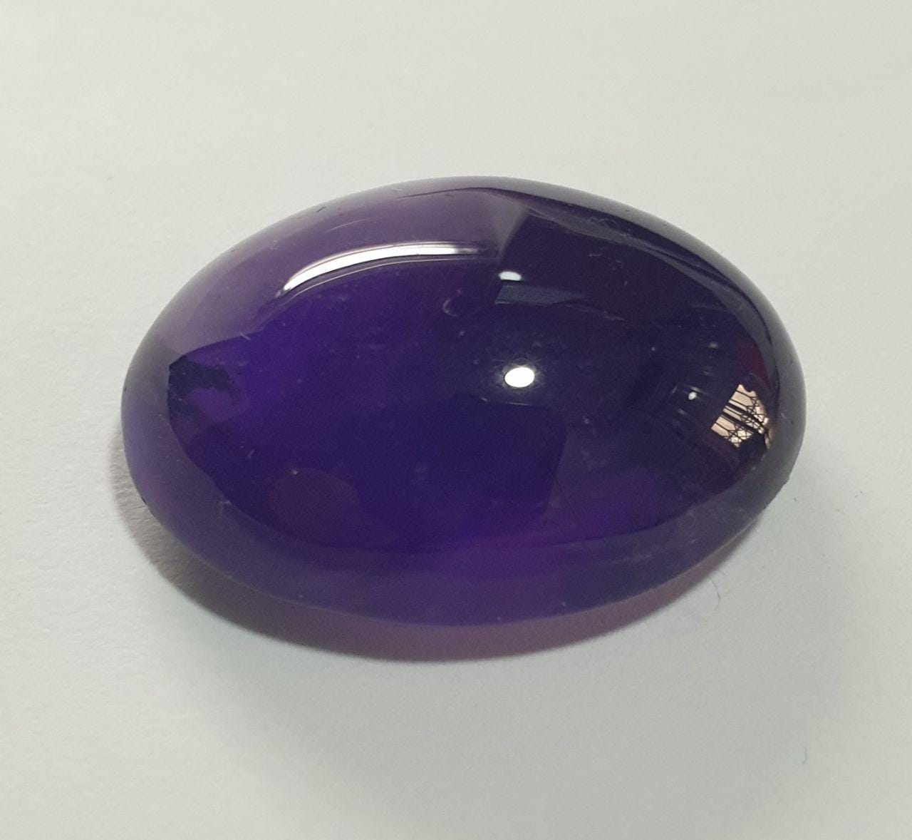 Top Quality African Amethyst Oval Cabochon 23.1x17.3x16.5mm.-(26ct).