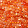 Brin de perles rondes en cornaline de 15 pouces (2 mm)