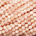 1 Strand Natural Rhodochrosite Faceted Round Beads 2.5mm. Strand 33cm