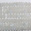 14" St Moonstone Faceted Rondelle Beads 9x5mm.Approx.-Strand 37cm.