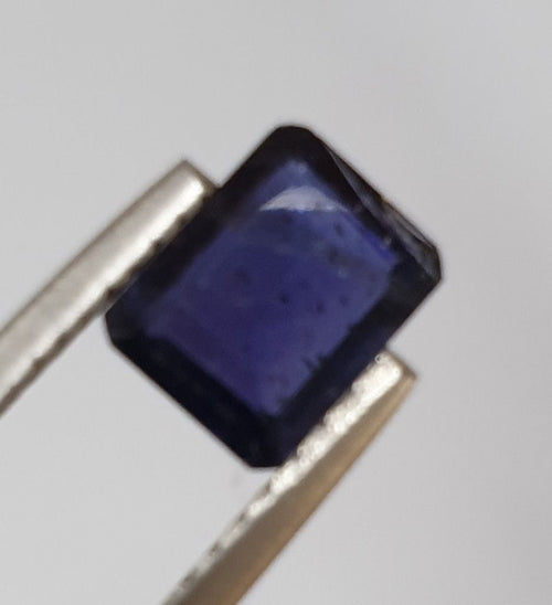 1 Pc Top Color Iolite Cordierite  Octagon 8x6mm  Untreated Gemstone Deep Blue Color