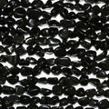 Perles de tourmaline noire St lisses en pépites de 15 pouces, 6-8 mm. - Fil de 38 cm.