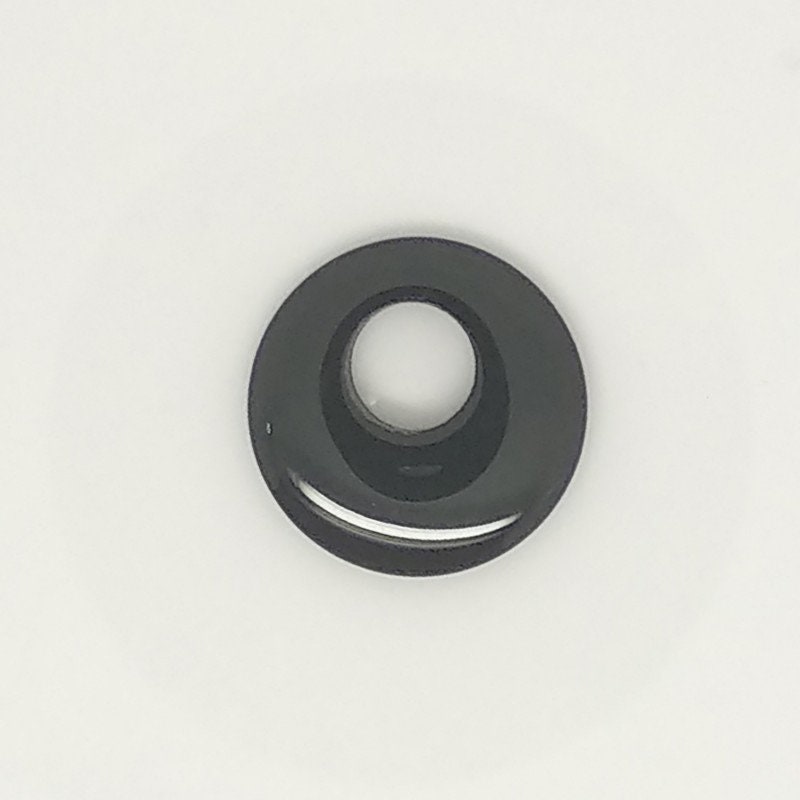 Pendentif circulaire lisse en onyx 20 mm (1 paire)