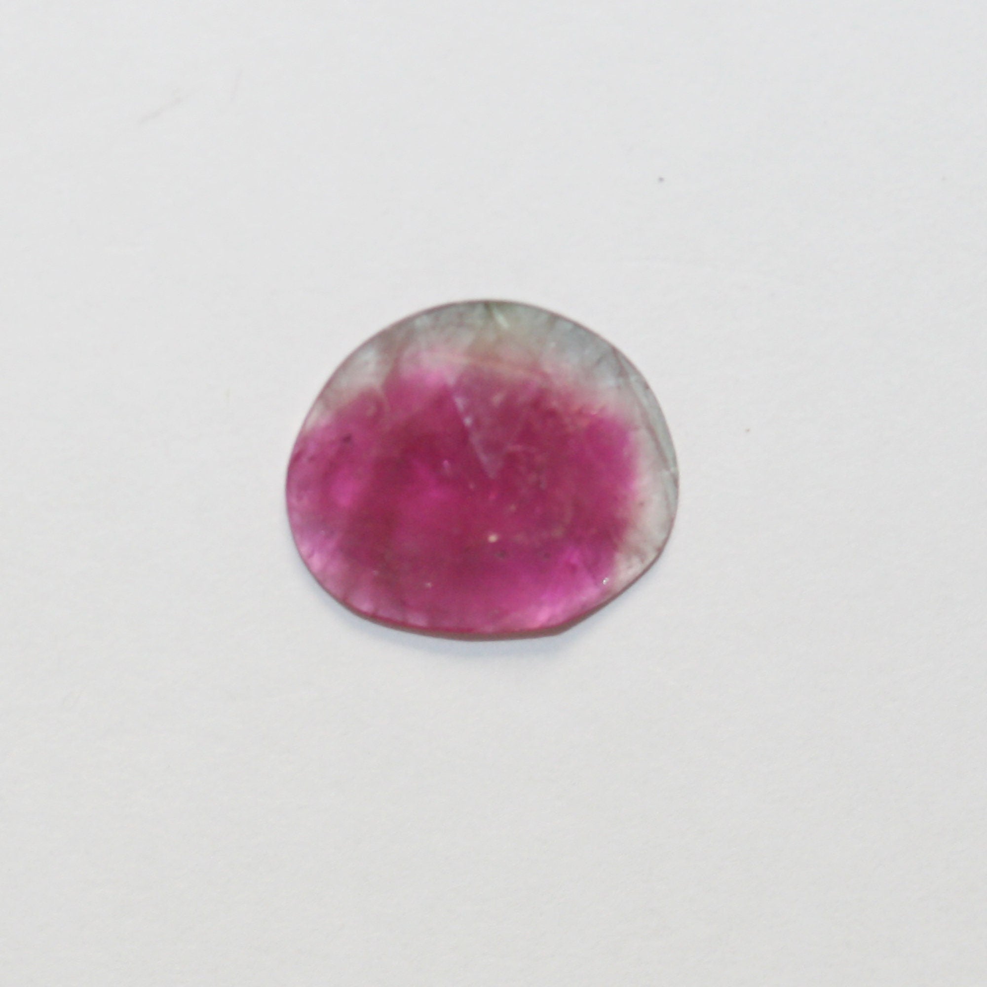 Tourmaline Faceted Irregular Cabochon 11.5x10mm.(2.2ct.).