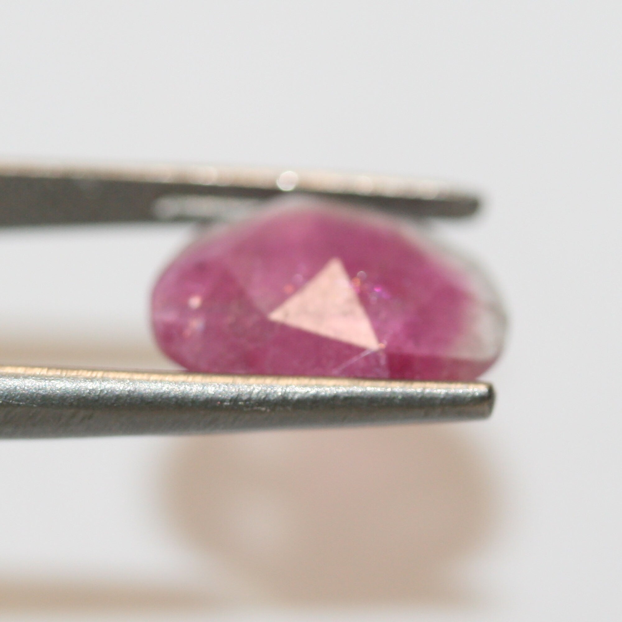 Tourmaline Faceted Irregular Cabochon 11.5x10mm.(2.2ct.).
