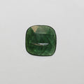 Green Tourmaline Faceted Square Cabochon 13mm.(4.75ct.)