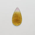 Brown Tourmaline Drop Flat Cabochon 23x12mm.(5.2ct.).