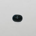 Tourmaline bleue cabochon ovale à facettes 11,5 x 8,5 mm (3 ct).
