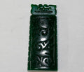 Colgante de Jade Verde 53x23mm.
