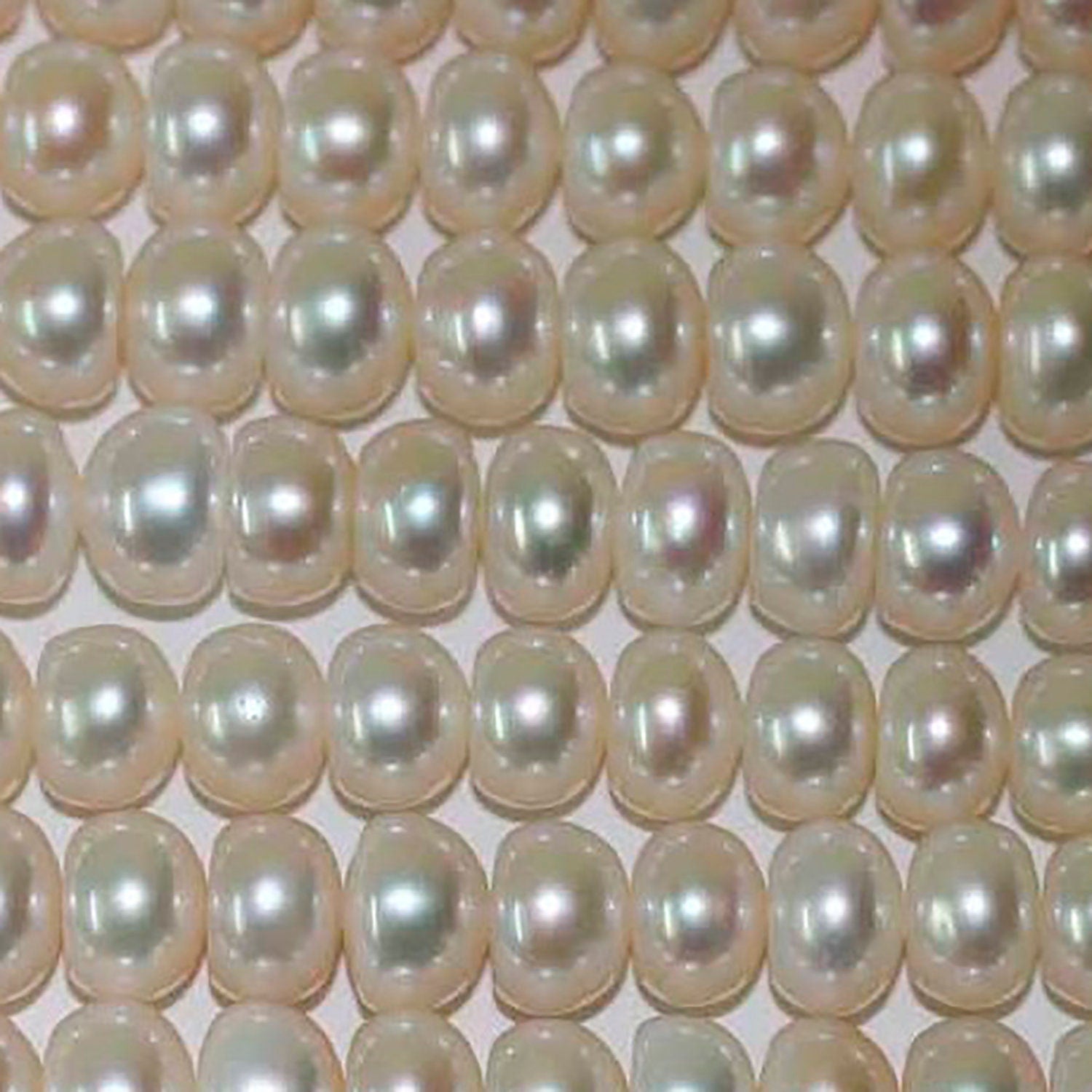 Perla de agua dulce redonda de 14" (8-8,5 mm) - Hilo de 36 cm - Precios al por mayor de perlas naturales