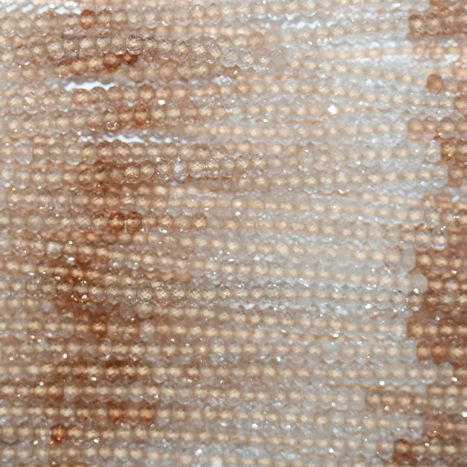 13" St Brown Topaz Faceted Rondelle 2x1.5mm.-Strand 33cm