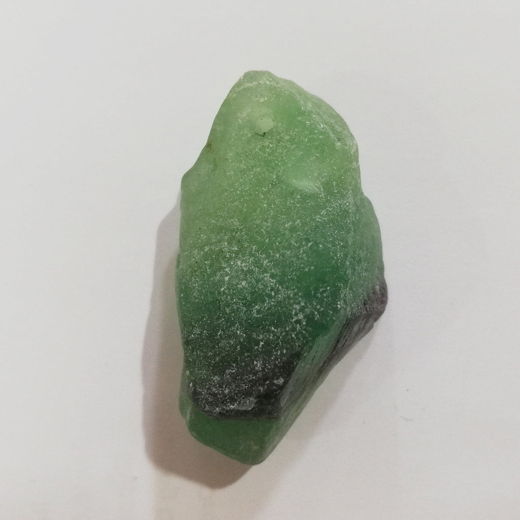 Colgante de fluorita natural sin tratar, sin pulir, gema natural, 45 x 24 mm aprox.