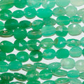 13" St Chrysoprase Faceted Oval 8x6mm.-Strand 35cm