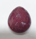 1 Pc Natural  Ruby  12x16mm Cabochons Faceted Pear- Natural Gemstones Jewelry Supplier