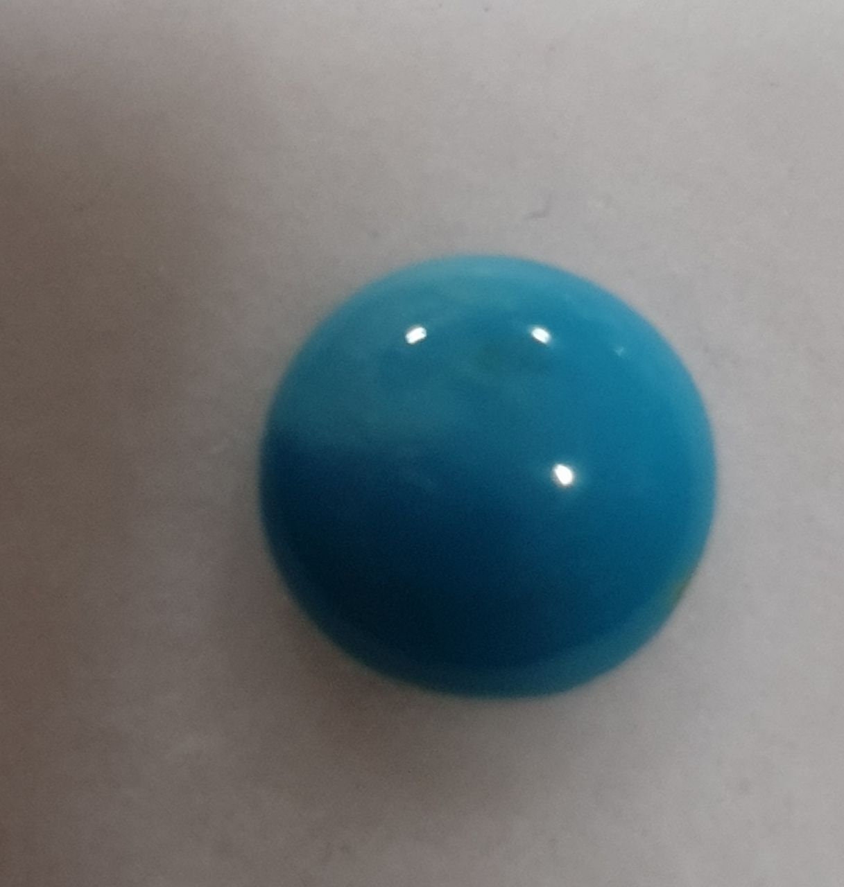 Natural Arizona Turquoise Round Cabochon  7.3mm