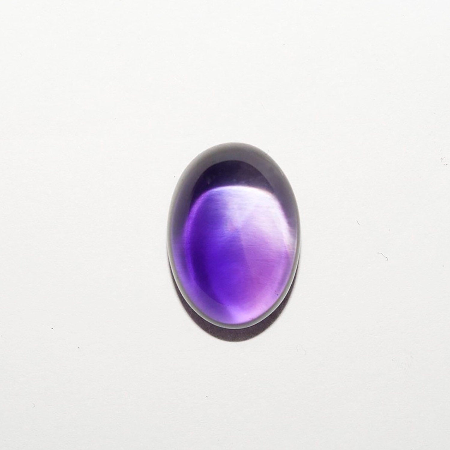 4 Pcs Lot Amethyst Oval Cabochon 14x10mm. (4 pcs.) - Hard Gems