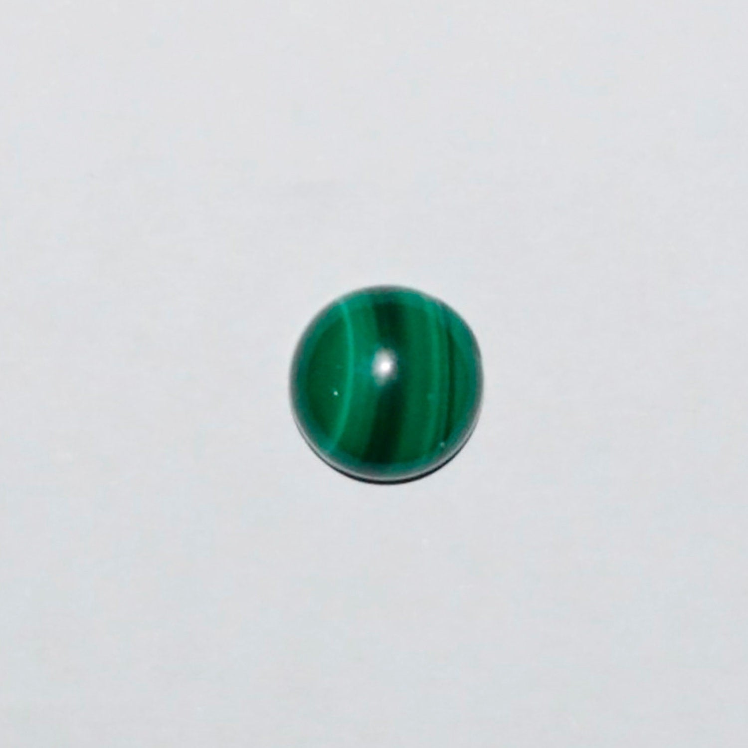 10 Pcs Lot Malachite Round Cabochon ( 10 Pcs ) 6mm