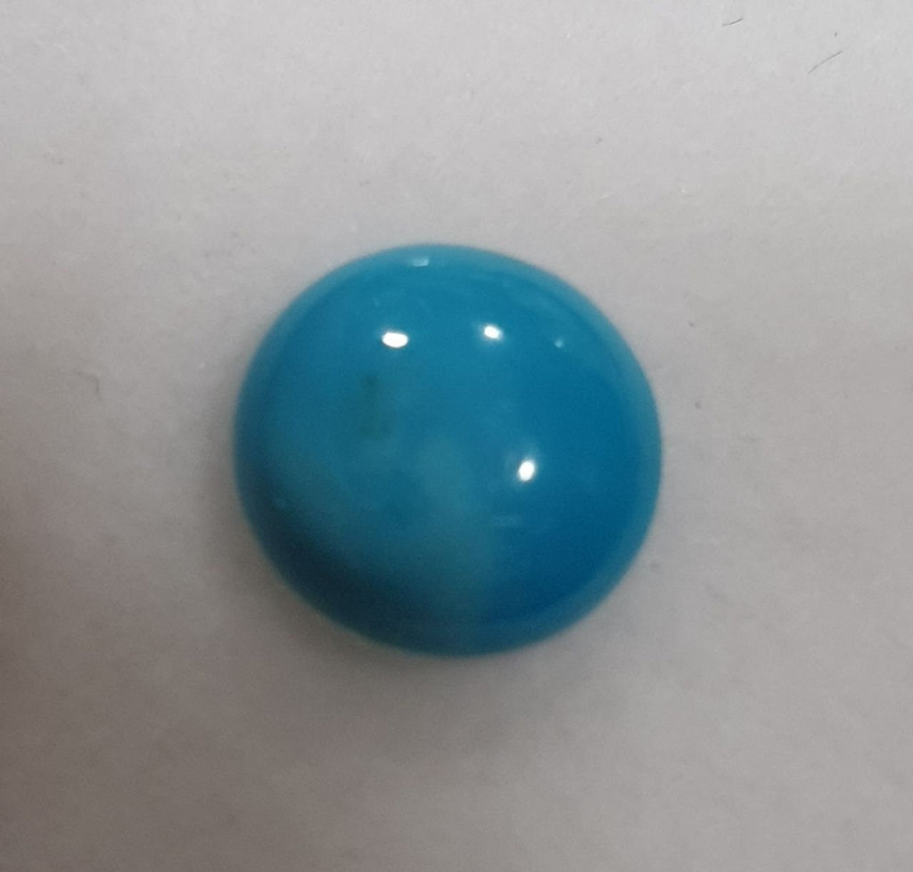 Natural Arizona Turquoise Round Cabochon  7.3mm