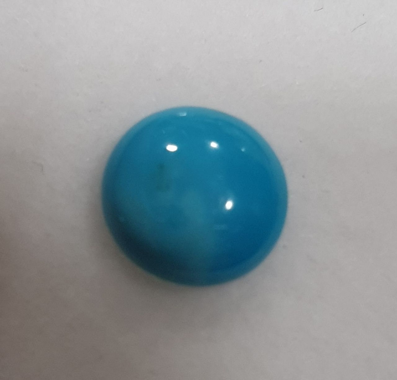 Natural Arizona Turquoise Round Cabochon  7.3mm