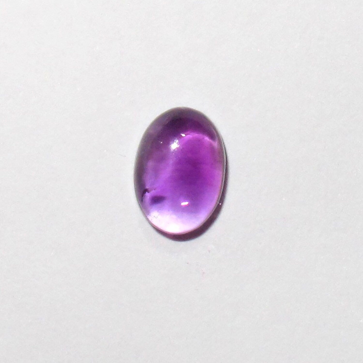 10 Pcs Lot Amethyst Oval Cabochon 7x5mm. (10 pcs.)