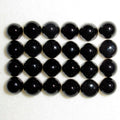 Lote de 24 cabujones redondos de ónix de 4 mm. (24 uds.)