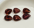 Lote de 6 piezas de granate rodolita facetado en forma de pera de 6 x 4 mm (6 piezas) - Paquetes de piedras preciosas - Piedras sueltas al por mayor