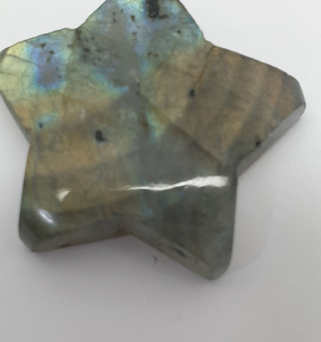 Big  Labradorite Star Cabochon 31mm 51.28ct One Of A Kind