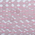 Perles cylindriques à facettes en quartz rose St de 14 pouces, 10 x 9 mm - Rangée de 38 cm.