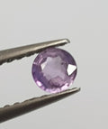 1 Pc Natural Top Purple  Color  Sapphire 3.5mm Round Brilliant Cut- Wholesale Gemstones- Natural Stones For Jewelry