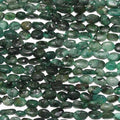 13" St Emerald Smooth Oval Beads 8x6mm.Approx.-Strand 33cm