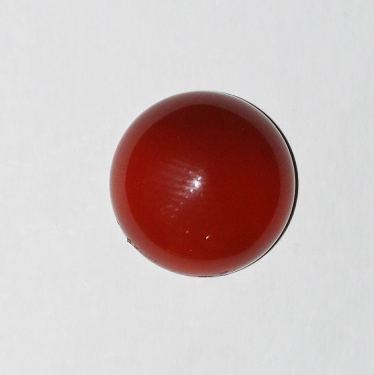 Lote de 8 cabujones redondos de cornalina (8 piezas) de 16 mm