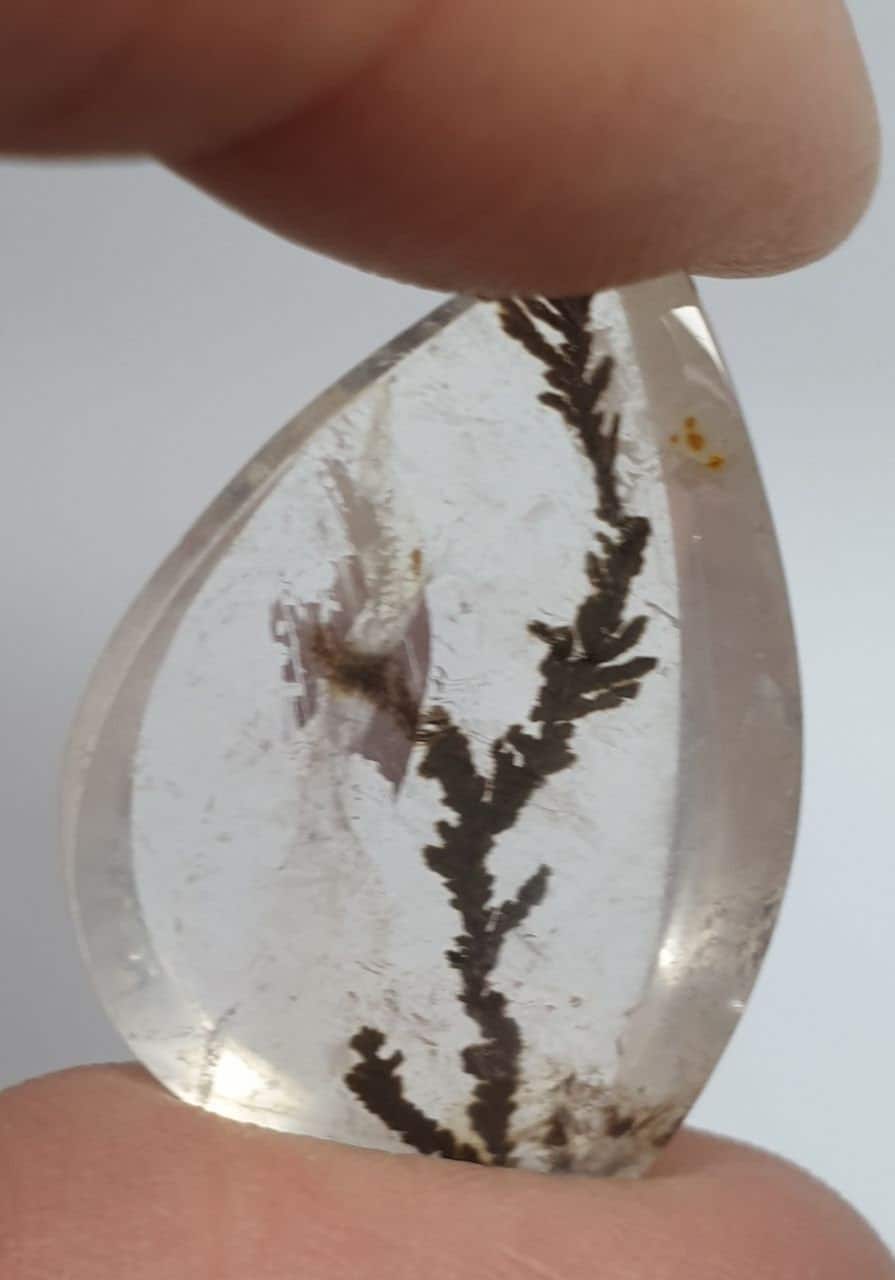 Natural Dendritic Quartz  Cabochon Made By Mother Nature 31.2x20.3.5x7mm 31.33ct- Inclusion Quartz- Healing Power