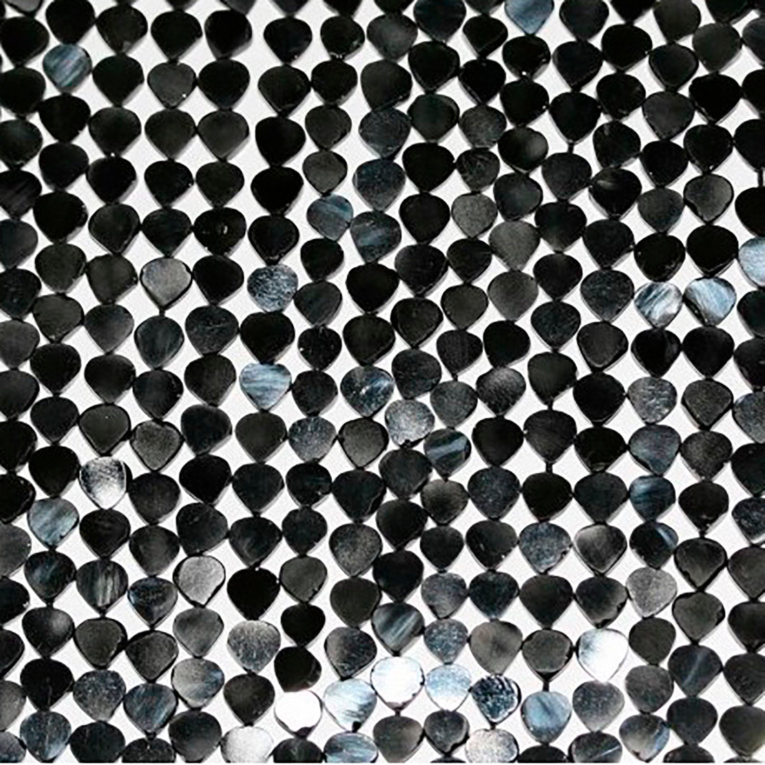 Perles en spinelle lisse en forme de cœur, 14 pouces (5 x 4 mm) - Fil de 37 cm