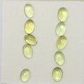 10 Pcs Lot Peridot Oval Cabochon 6x4mm (10 pcs)