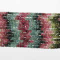 Perles rondelles à facettes en tourmaline St de 14 pouces, 4 x 2 mm - Fil de 36 cm.
