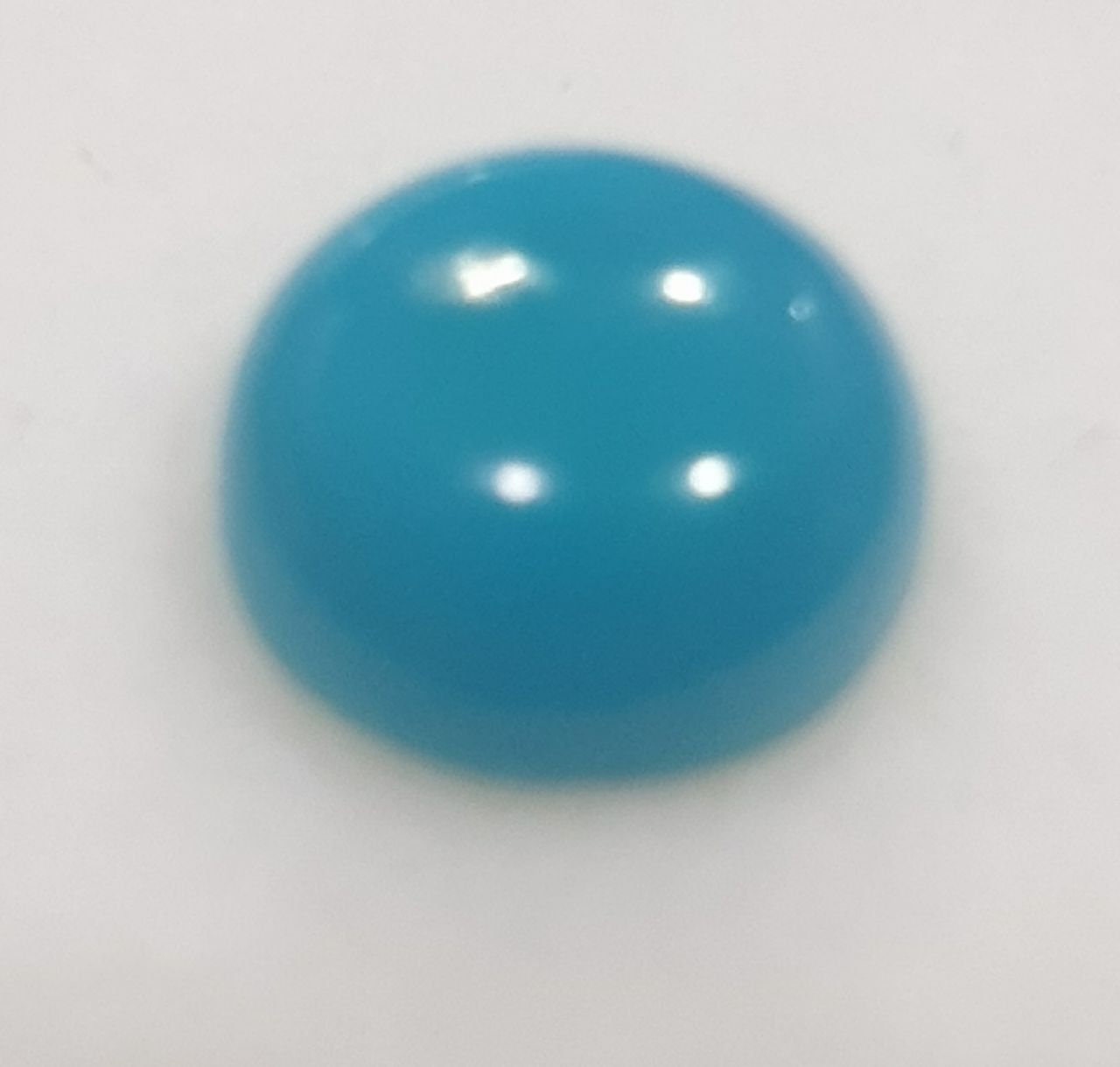 Natural Arizona Turquoise Round Cabochon  7.3mm