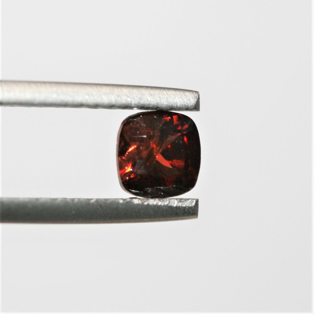 12 Pcs Lot Garnet Faceted Cushion 5mm. (12 Pieces)