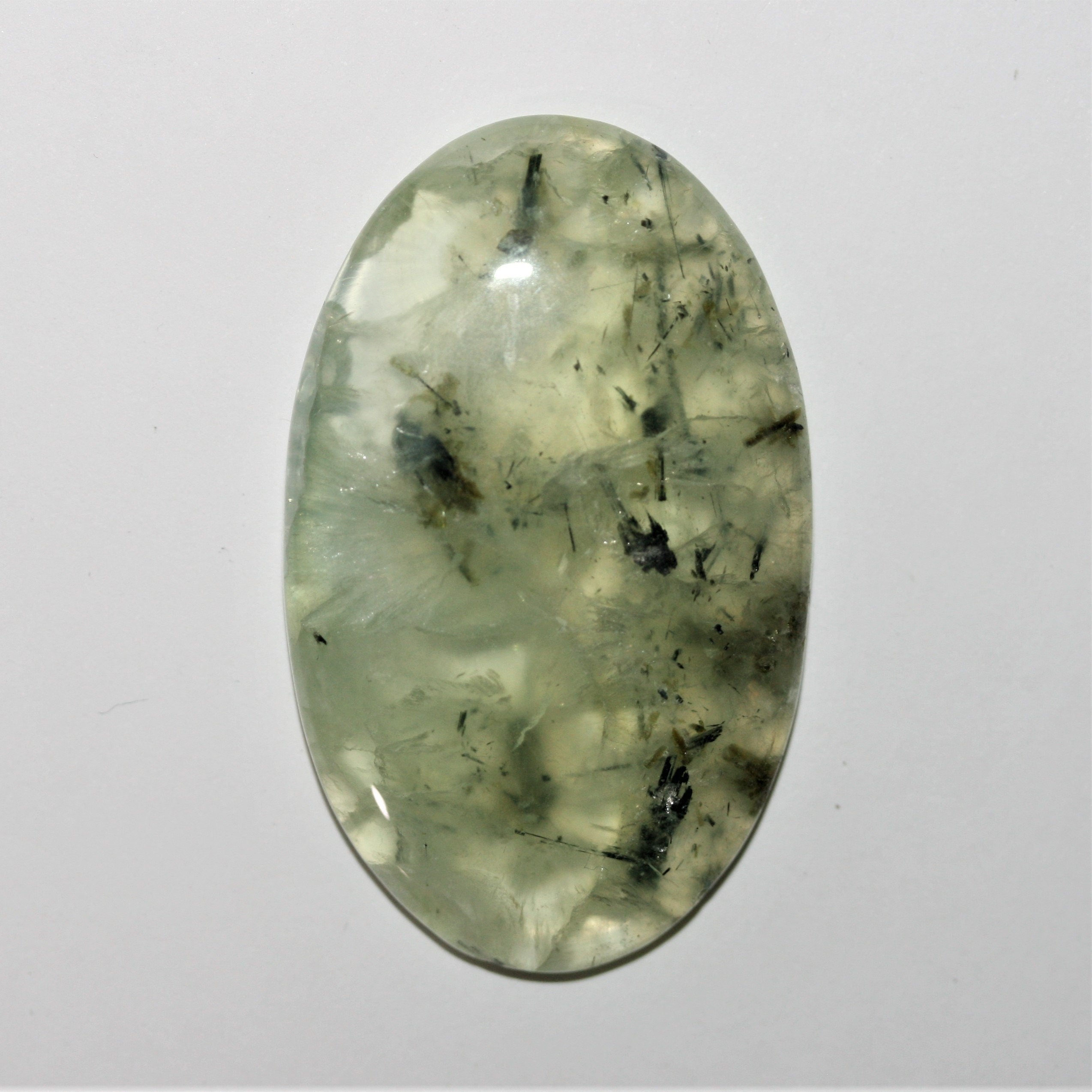 Prehnite Smooth Oval Cabochon 47.3x29mm. (80ct.)
